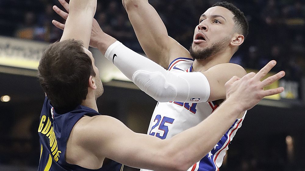 NBA: Ben Simmons gets double-double in Philadelphia 76ers' loss to Indiana Pacers