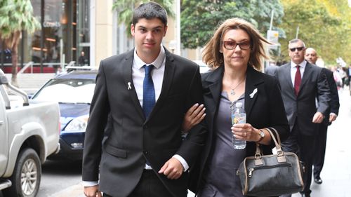 Ms Kontozis' son Daniel Boyd was in court today with family and supporters to hear the sentencing. (AAP).