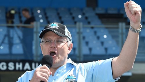 Sutherland Shire son, Scott Morrison is a proud Cronulla Sharks rugby league fan.