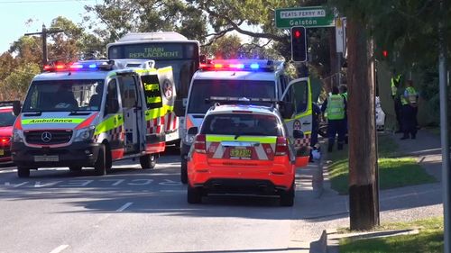A man has died after he was hit by a bus while crossing a road in Sydney’s north.
