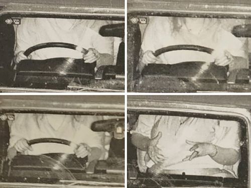 La coppia ha ricevuto quattro multe, inclusa una per James quando Tina era il passeggero (in basso a destra).