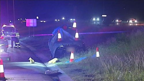 The 29-year-old was attacked on the M1 near Yatala by a group on a buck's night. (9NEWS)