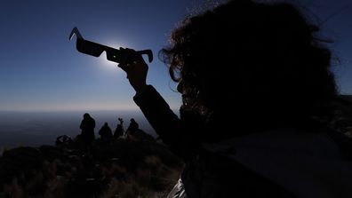 Argentina was one of many South American locations to view the solar eclipse.