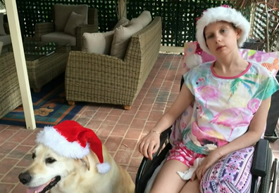 Through it all, the operations, chemo and radiation, Brooke never complained. 
