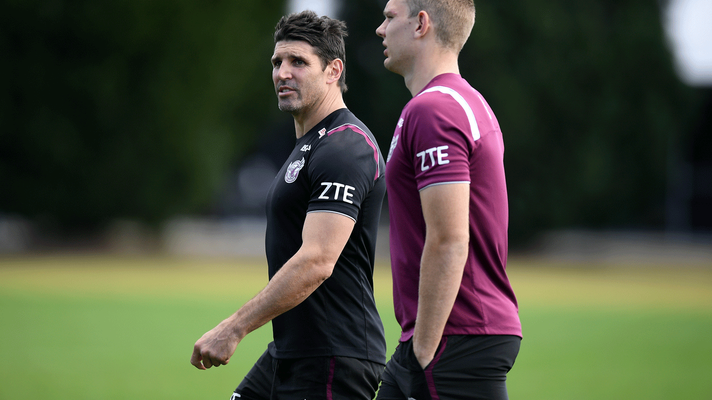 Manly coach Trent Barrett is on his way out.