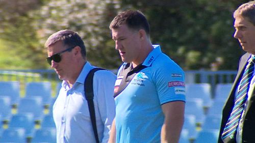 Cronulla captain Paul Gallen denies swearing at child