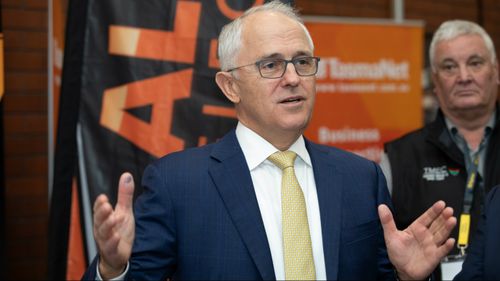 Prime Minister Malcolm Turnbull has visited the Braddon electorate. (AAP)