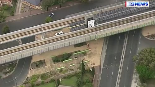 The road has now been closed indefinitely. (9NEWS)