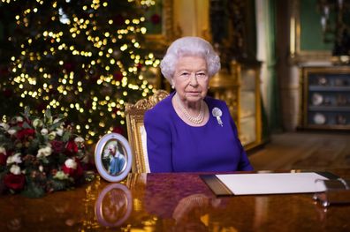 The Queen ahead of her Christmas speech in December 2021.