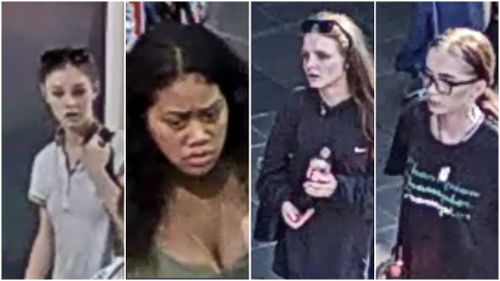 Police are searching for the four female offenders. (Victoria Police)