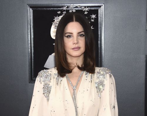 Lana Del Rey arriving at the 60th annual Grammy Awards in New York last month. (AAP)