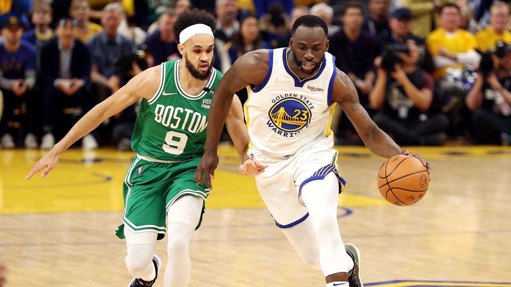 Warriors forward Draymond Green concedes shooting performances from Derrick White, Al Horford were too much to cope with