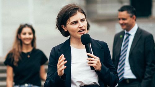Chloe Swarbrick is a 25-year-old member of New Zealand Parliament.