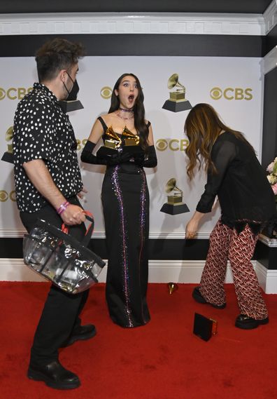 Olivia Rodrigo at Grammys 2022