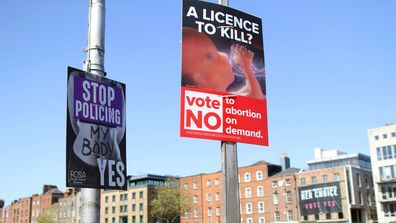 Currently, if a woman falls pregnant in Ireland it is illegal for her to seek an abortion under the eighth amendment. (AP)