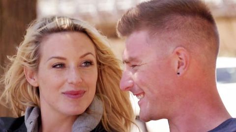 Sharon and Nick on Married At First Sight. 