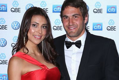 Josh Kennedy with Ana Calle in 2012.  (Getty)