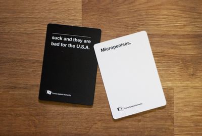 example of cards against humanity