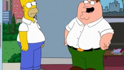 Homer Simpson Peter Griffin