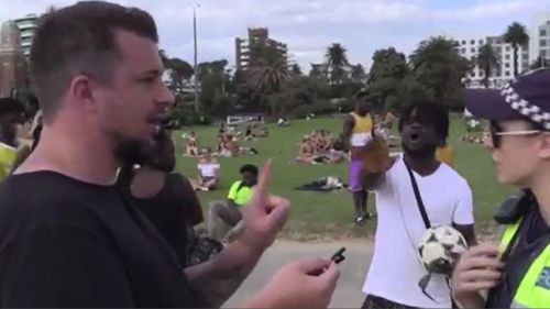 The United Patriots Front filmed African youths who appeared to be doing nothing wrong.