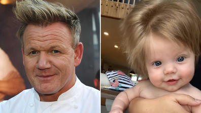 Mum shares tiktok of baby with hair that looks like Gordon Ramsay's/