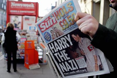 Prince Harry was slammed by the UK press for wearing a Nazi uniform to a costume party in 2005.