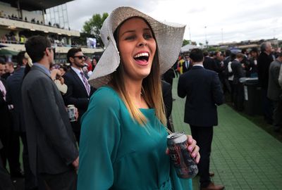 By race eight, fans were in full voice at Moonee Valley.