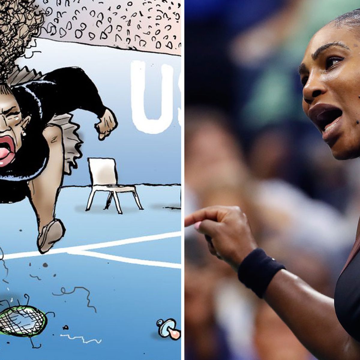 Serena Williams cartoon in Australian newspaper Herald Sun slammed as racist and sexist, US Open, tennis Serena Williams cartoon in Australian newspaper Herald Sun slammed as racist and sexist, US Open, tennis