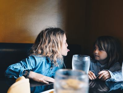 he Mumsnet poster says a family of four came to sit next to them at dinner.