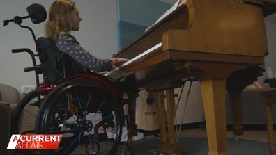 Belle Camilleri, 14, was also little when she became a paraplegic.