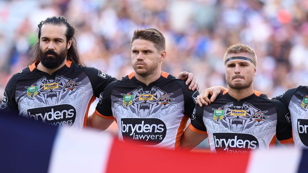 Wests Tigers ask fans to stop booing captain Aaron Woods