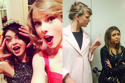 Whenever Taylor hangs out with <i>Modern Family</i>'s <b>Sarah Hyland</b>, they give us serious FOMO by having so much FUN. After all, everyone needs a pal they can be silly with!<br/><br/>Images: Instagram