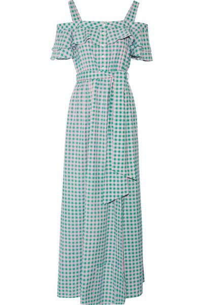<p>Dress like Ava</p>
<p>Draper James Dolly gingham maxi dress in silk/cotton, $554.49
at <a href="https://www.net-a-porter.com/au/en/product/842130/Draper_James/dolly-cold-shoulder-gingham-cotton-and-silk-blend-maxi-dress" target="_blank" draggable="false">Net-a-porter</a><br>
</p>