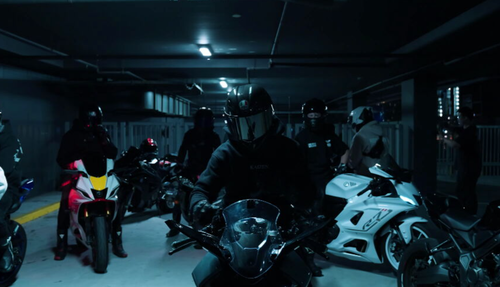 A group of alleged motorcycle hoons have been busted by covert police in Victoria
