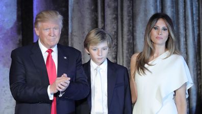 How Tall Is Barron Trump First Appearance In Months Has The Internet Confused 9honey