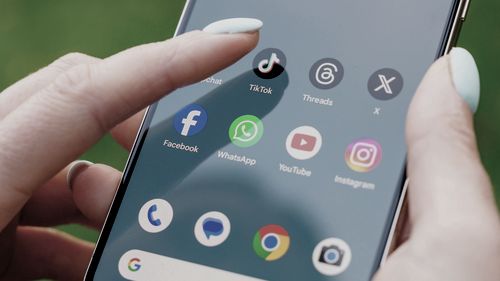 Glasgow, Scotland - Close-up on the screen of a Google Pixel 8 Pro smartphone, as the user selects an app from the touchscreen.