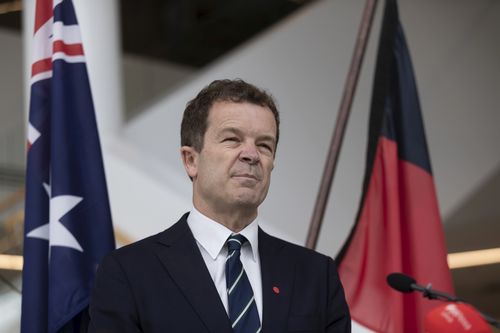 Attorney General Mark Speakman at the announcement of a new suicide monitoring system at a press conference in Lidcombe on 9 November, 2020.