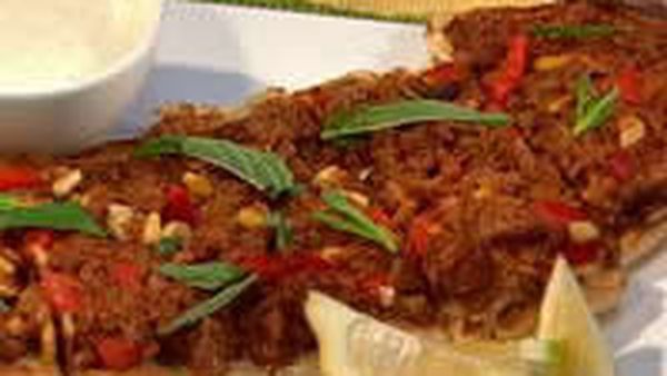 Easy Turkish Lamb Pizza