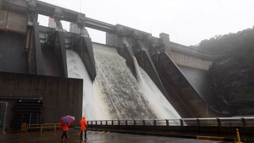 Warragamba Dam Sydney NSW floods