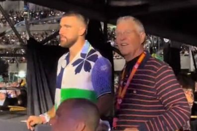 Travis Kelce attends The Eras Tour in Argentina