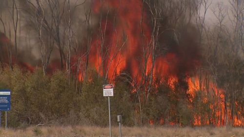 Tara bushfire in Queensland. October 27.