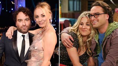 The Big Bang Theory, Kaley Cuoco, co-star Johnny Galecki 