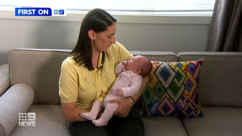 Police officer Carolyn Foley had been at Werribee Mercy Hospital for six hours when her waters broke.