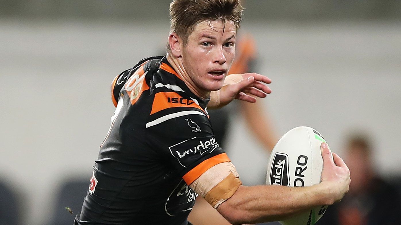 Harry Grant wins RLPA's Rookie of the Year award after Wests Tigers starring role