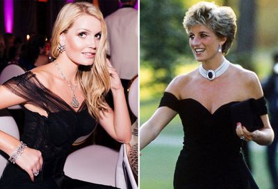 Lady Kitty Spencer's homage to Princess Diana's "revenge" dress