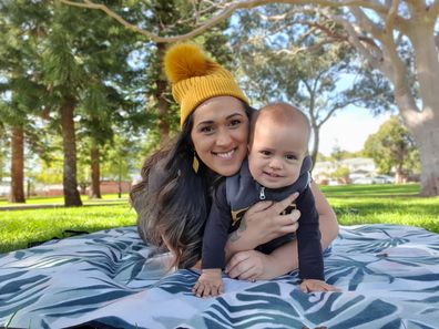 Casey Anaru's son Mason battled cancer as a baby.