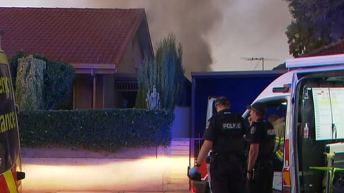 Thieves have allegedly been ransacking the site where a tragic house fire took place in Adelaide that claimed the life of a 23-year-old mother.