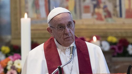 Pope calls some refugee centres 'concentration camps' in emotional speech