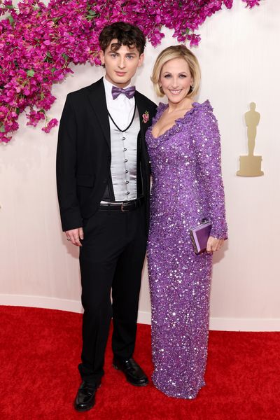 Marlee Matlin and her son
