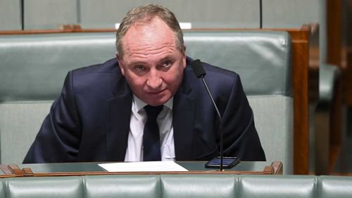 Barnaby Joyce says he's struggling to make ends meet.